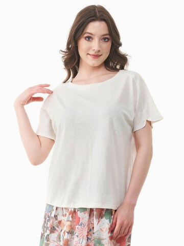 Organication T-Shirt in Weiß: Vorderseite