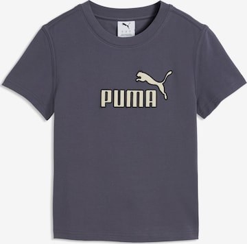 PUMA T-Shirt 'Essentials Elevated No. 1' in Grau: Vorderseite