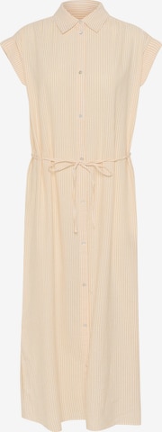 SAINT TROPEZ Kleid in Beige: Vorderseite