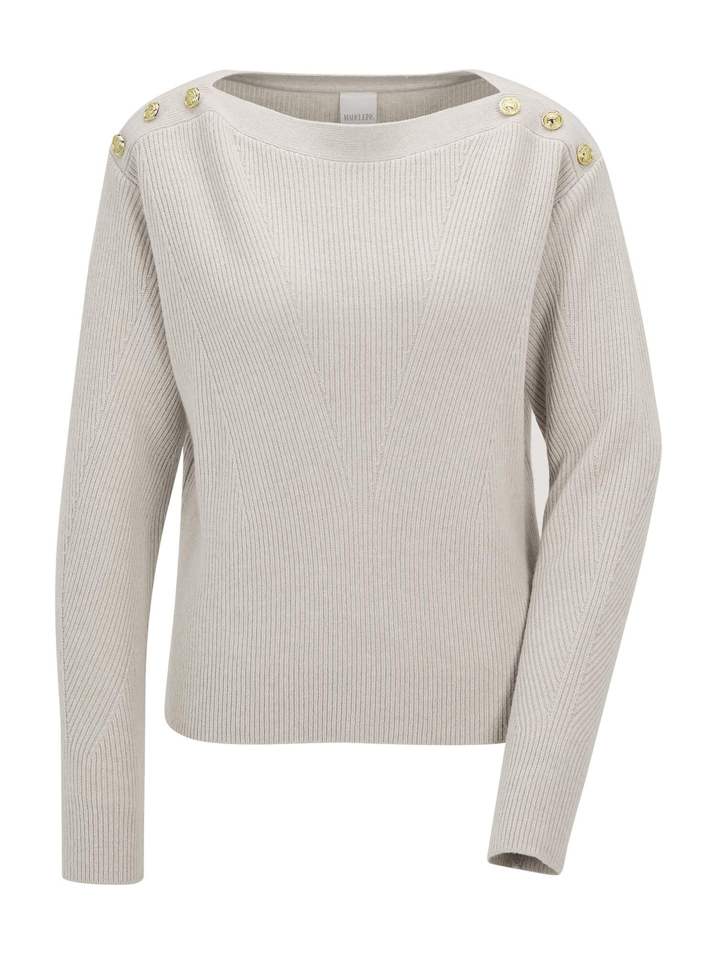 MADELEINE Sweater in Pearl white, Item view