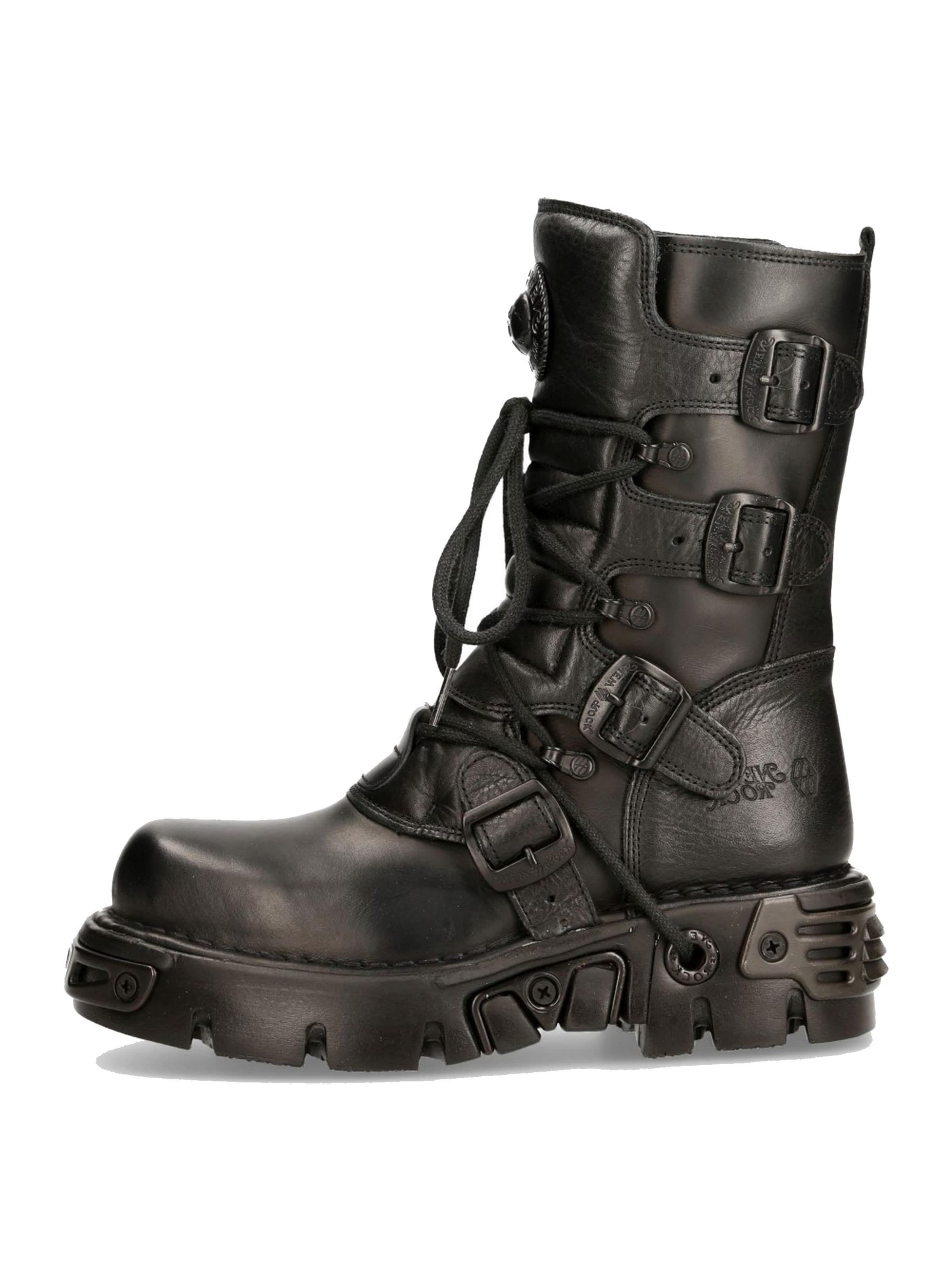Stivale 'M-373-S18' di New Rock in nero: frontale