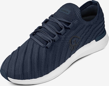 Baskets basses GIESSWEIN en bleu : devant