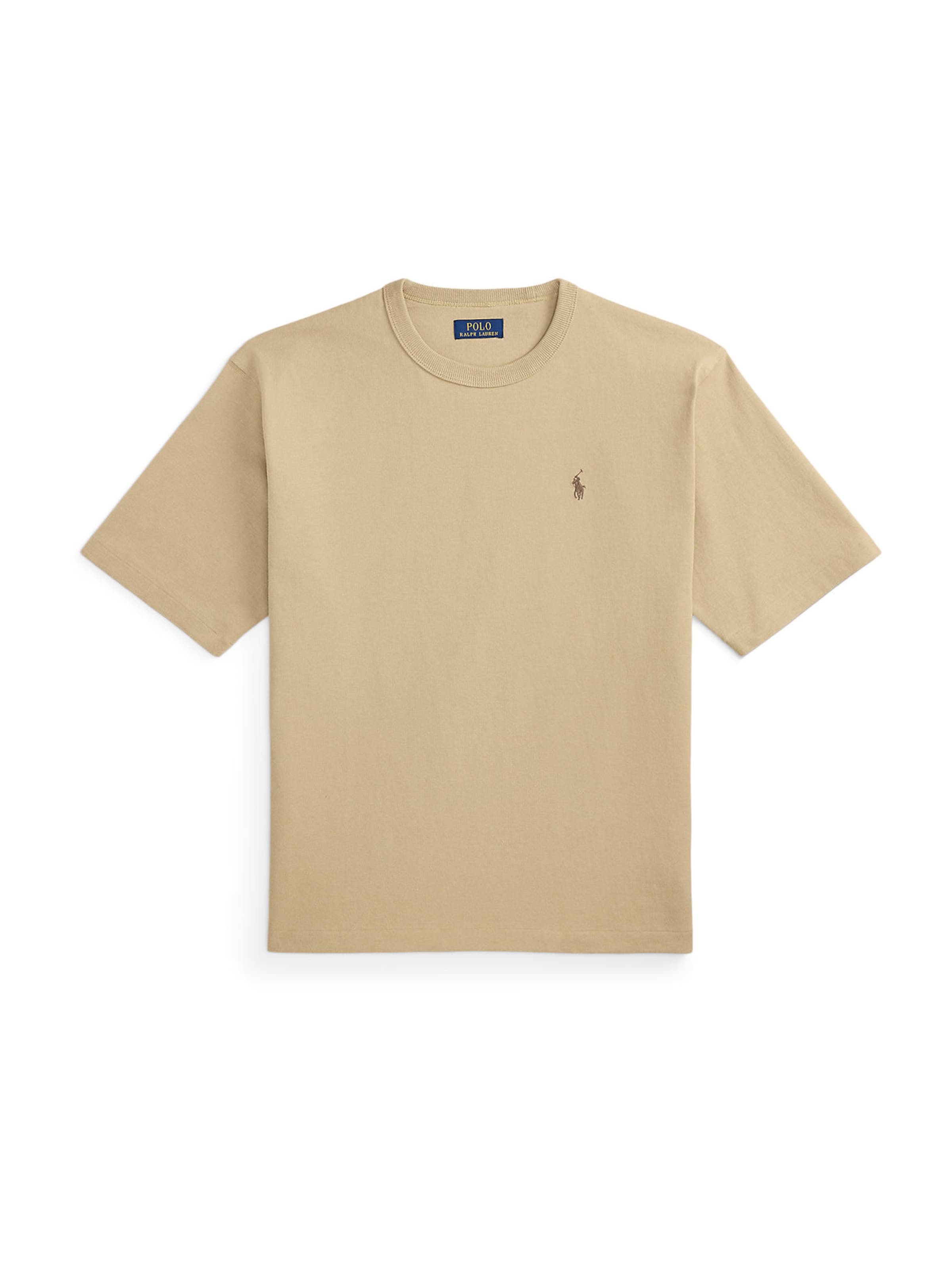 T-Shirt Polo Ralph Lauren en beige : devant