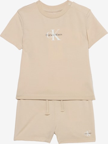 Calvin Klein Jeans Set i beige: framsida