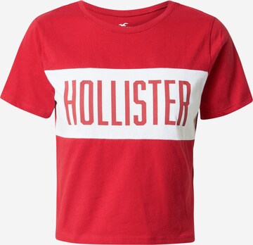 HOLLISTER Футболка в Красный: спереди