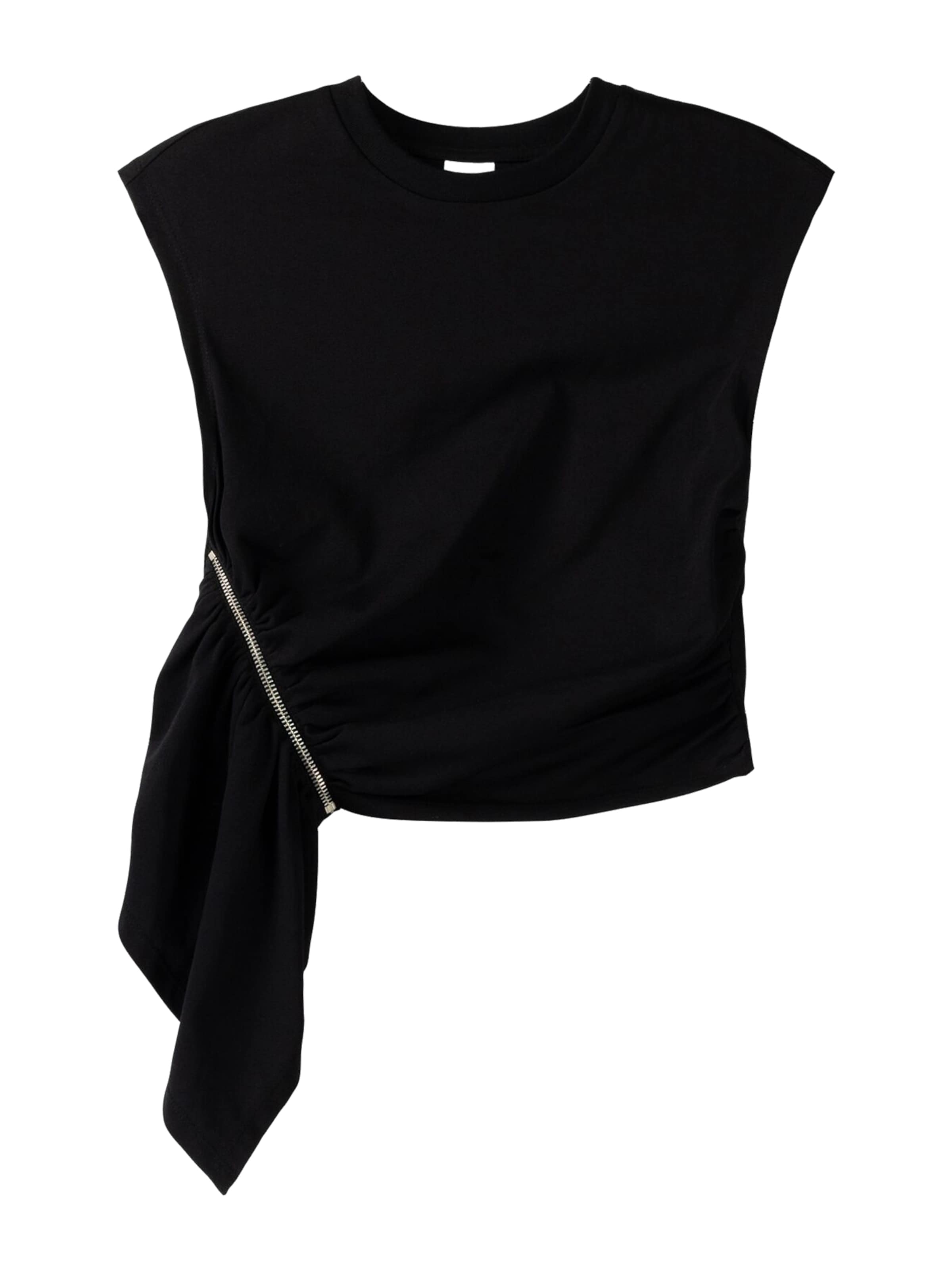 Bershka Top - fekete: elől