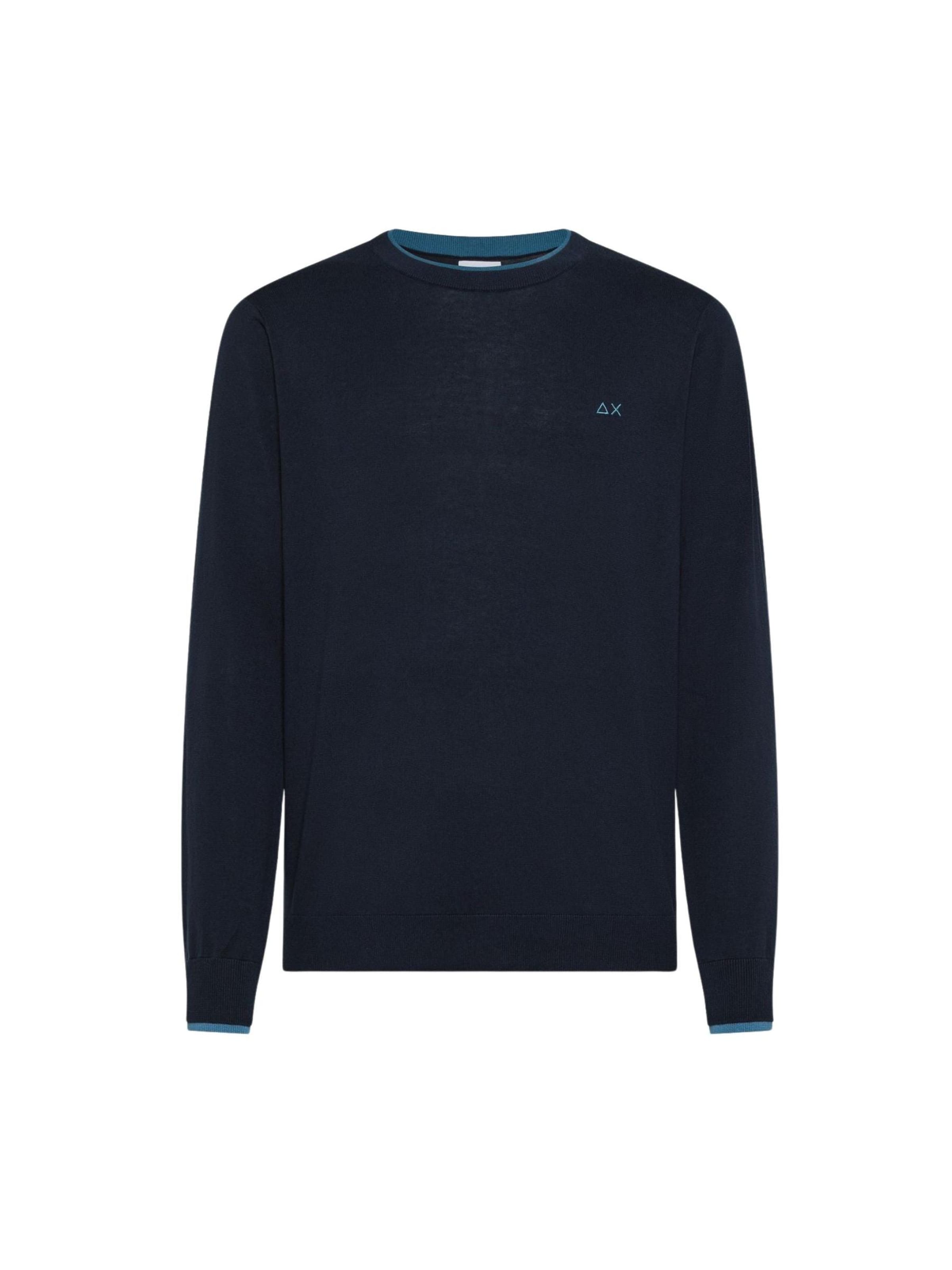 Pull-over SUN68 en bleu : devant