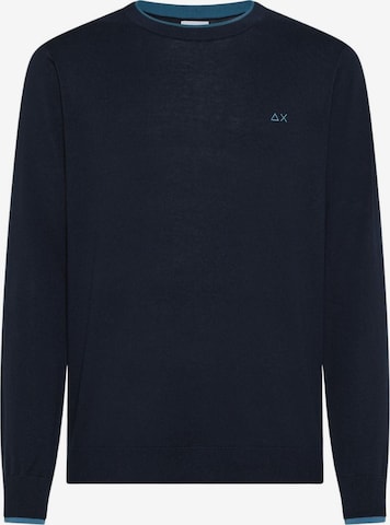 Pull-over SUN68 en bleu : devant