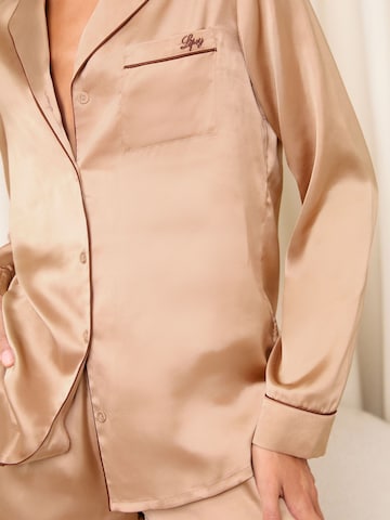 Lipsy Pižama | bež barva