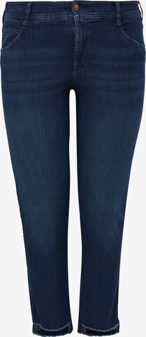 TRIANGLE Slim fit Jeans in Blue: front