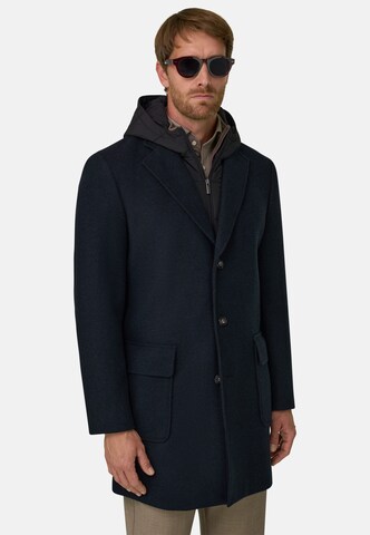Cappotto invernale di Boggi Milano in blu: frontale
