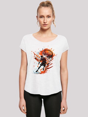 T-shirt F4NT4STIC en blanc : devant