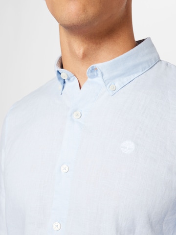 TIMBERLAND Regular fit Button Up Shirt 'Mill River' in Blue