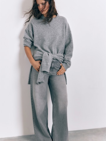 Pull&Bear Sweater 'PACIFIC' in Grey
