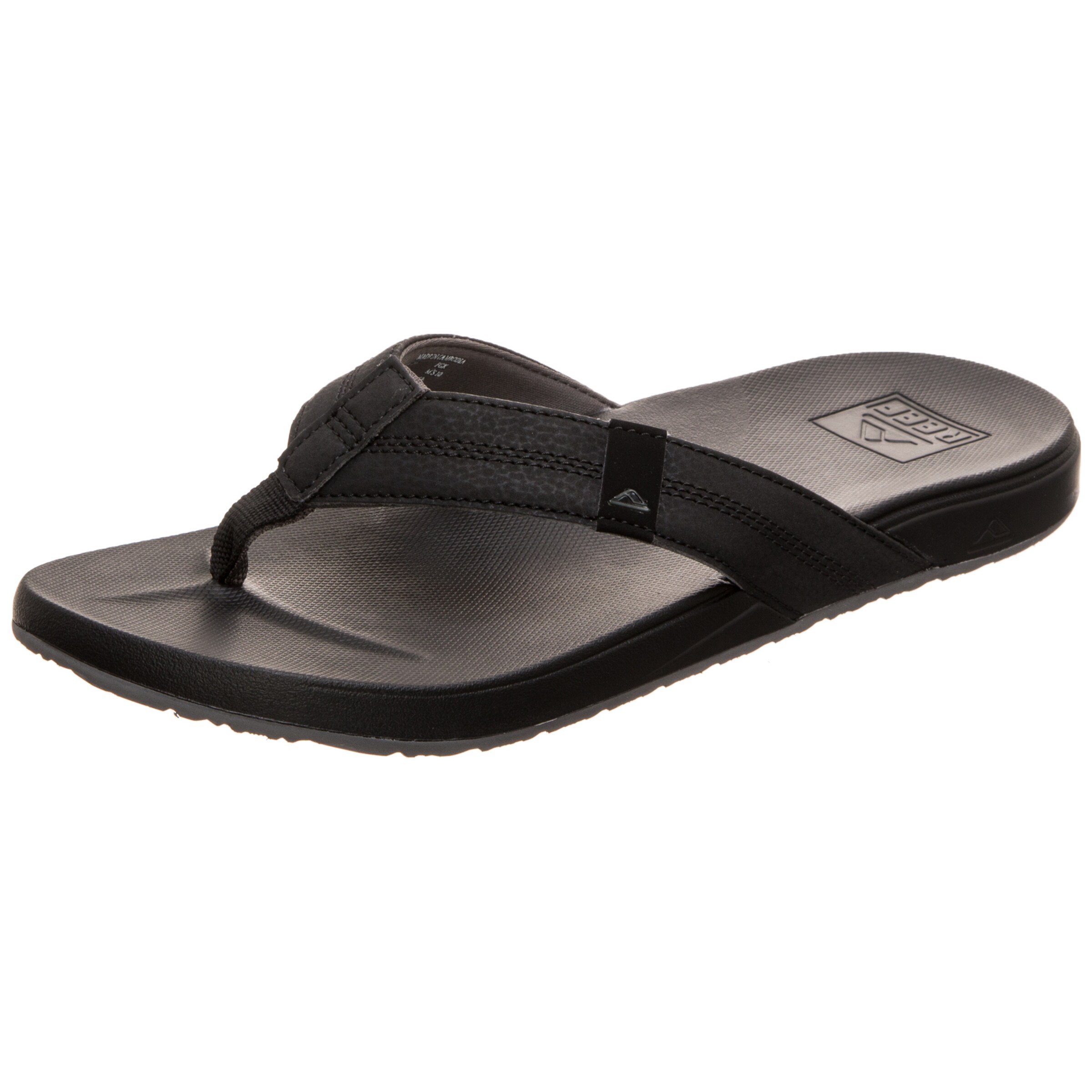 Claquettes / Tongs 'Phantom' REEF en noir : devant