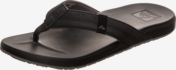 REEF Beach & Pool Shoes 'Phantom' in Black: front