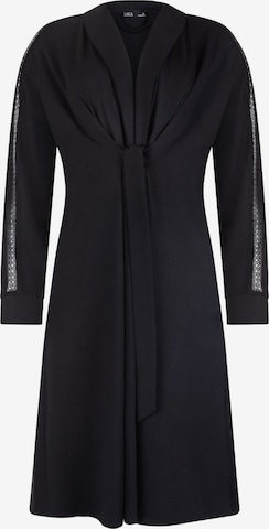Lisca Dressing Gown 'Adventure' in Black: front