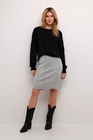 Jupe 'Dela' Cream en gris
