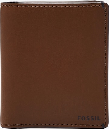 Porte-monnaies FOSSIL en marron : devant