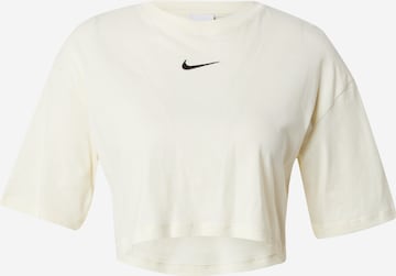 T-shirt Nike Sportswear en blanc : devant