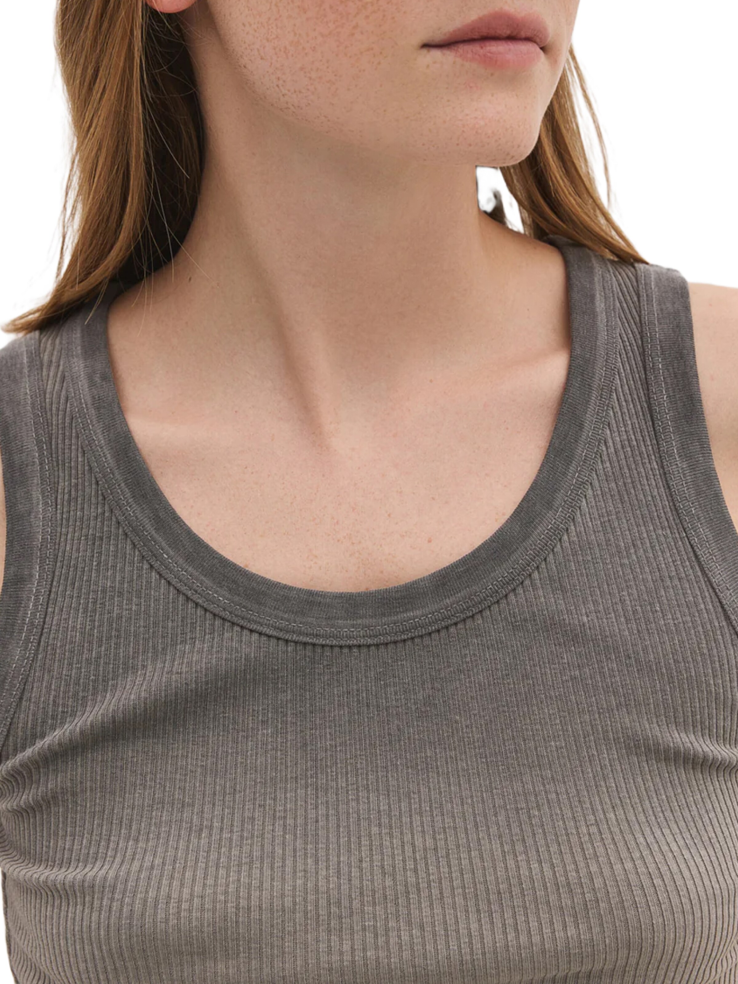 No Matter What Top in Grijs