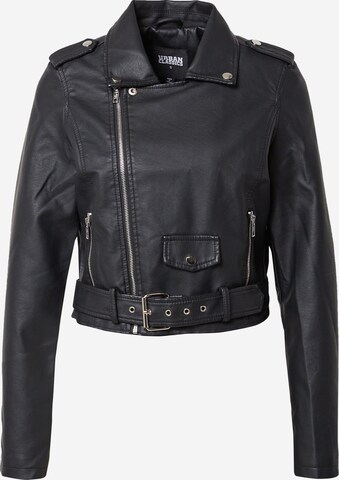 Urban Classics Between-Season Jacket in Black: front