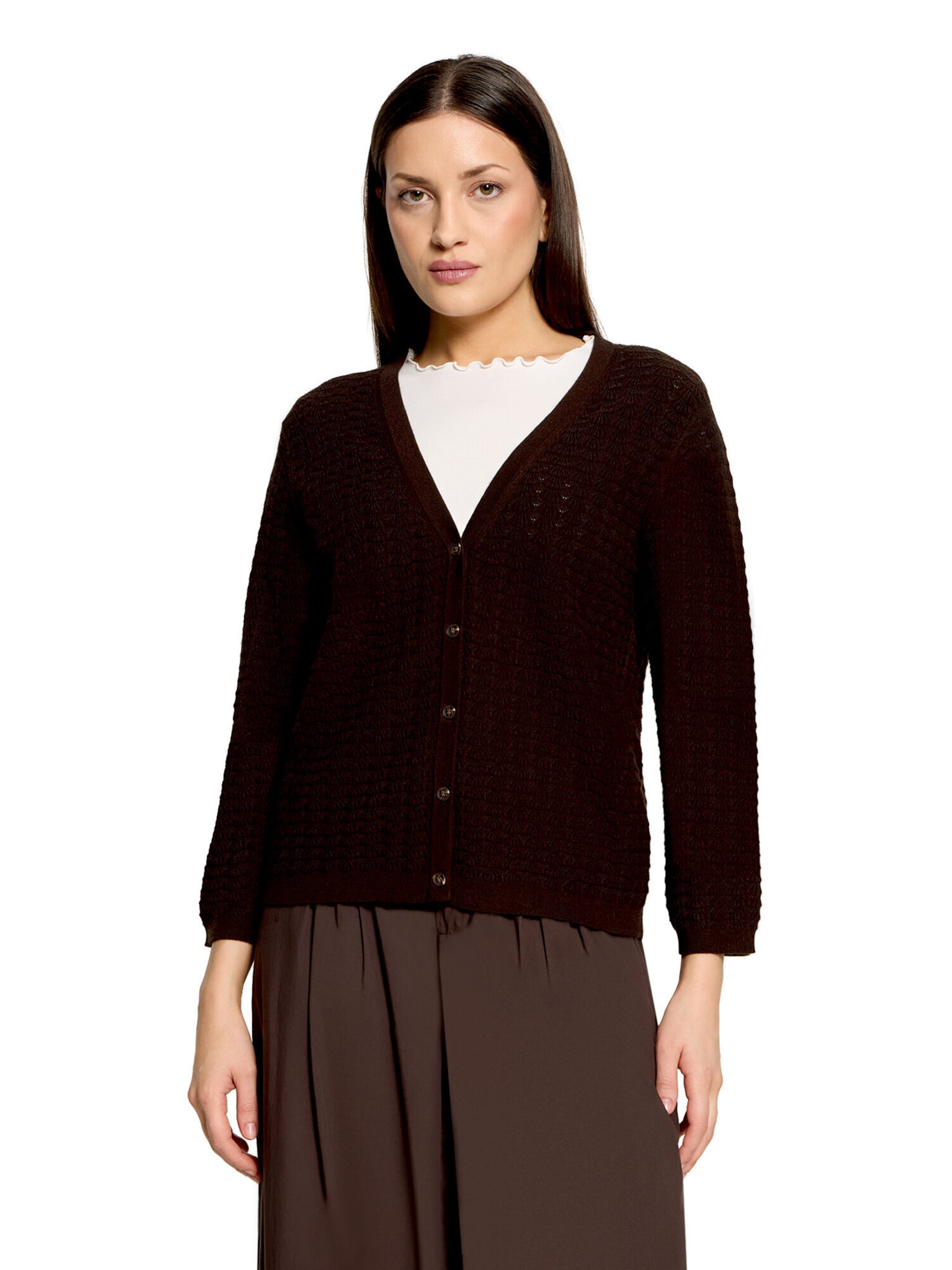 Cardigan Cartoon en marron : devant