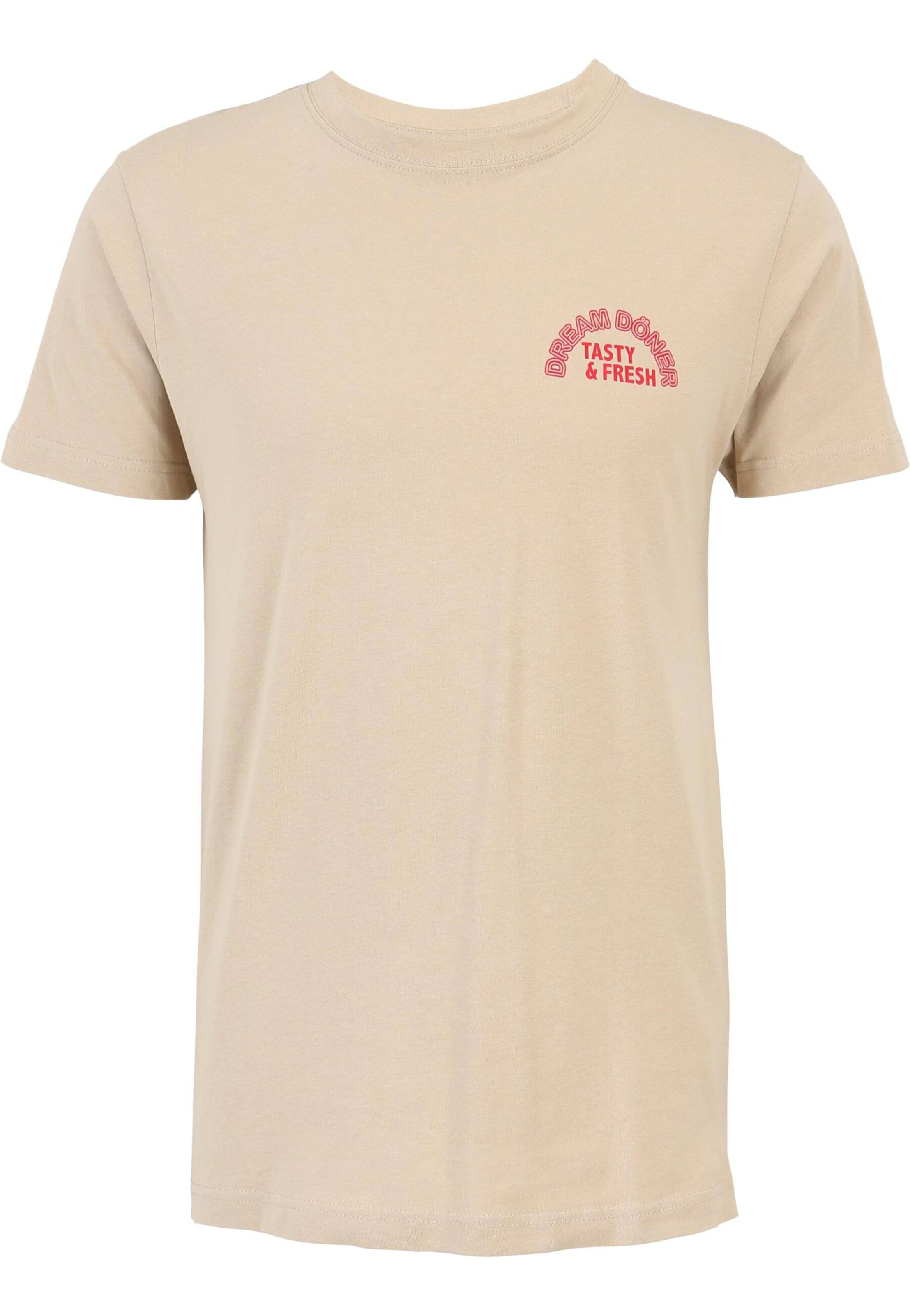 Maglietta 'Dream Kebab' di Mister Tee in beige: frontale