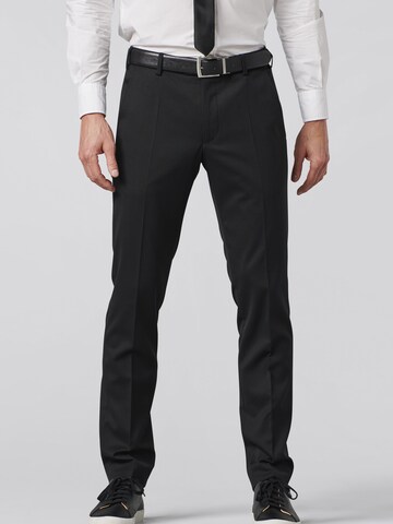 MEYER Regular Chino 'Rio 2-9266' in Zwart: voorkant