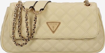 GUESS Shoulder Bag 'Giully' in Yellow: front