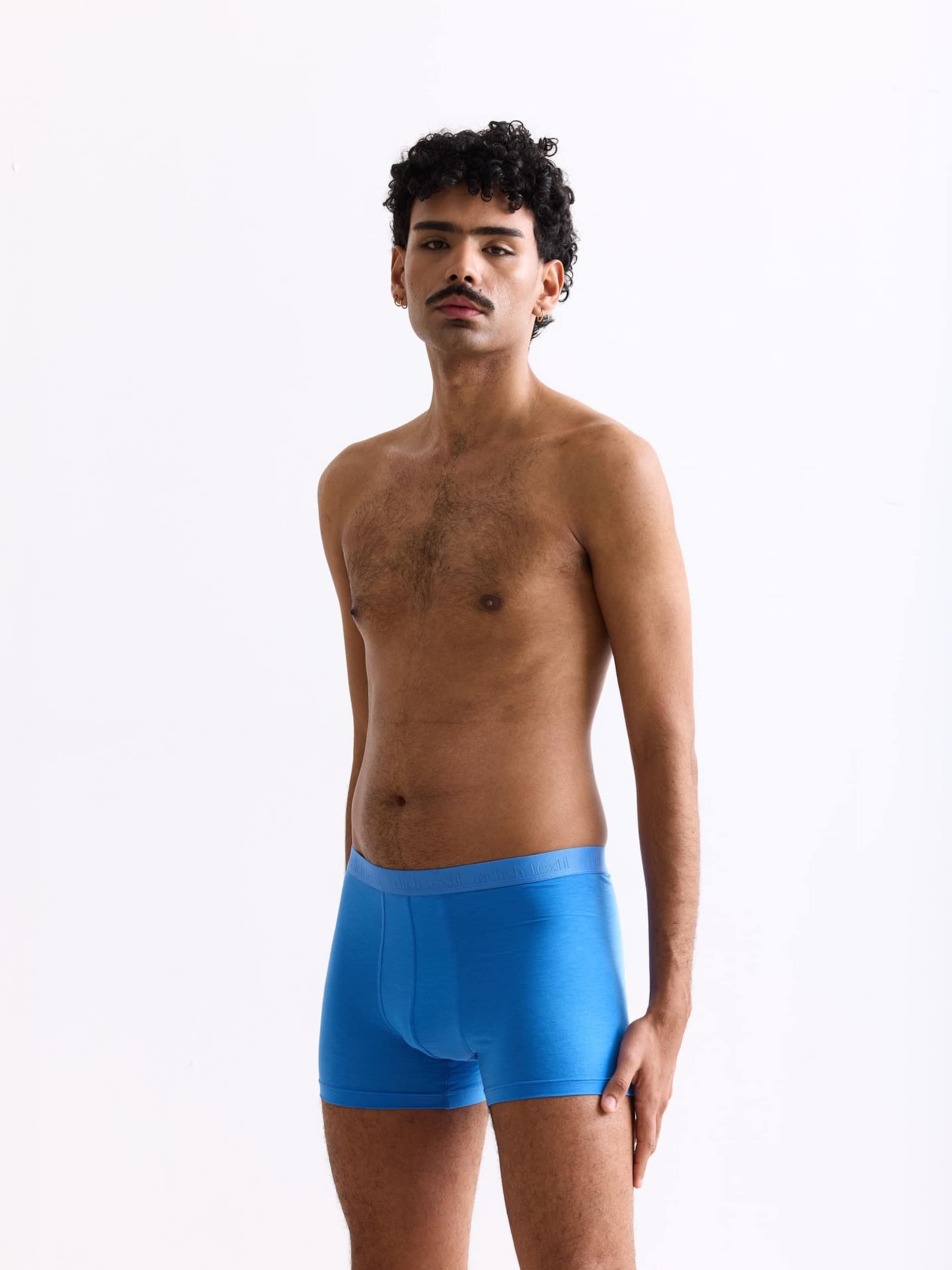 Erlich Textil Boxershorts in Blauw: voorkant