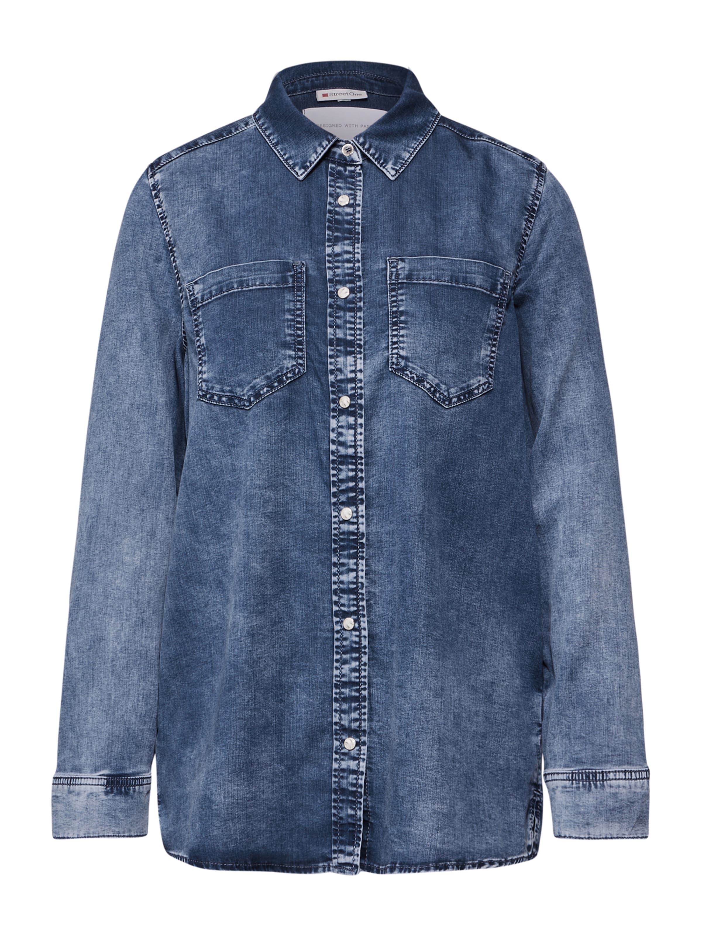 STREET ONE Bluse in Blau: Vorderseite