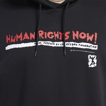 Reebok Sweatshirt 'Human Rights Now!' in Black