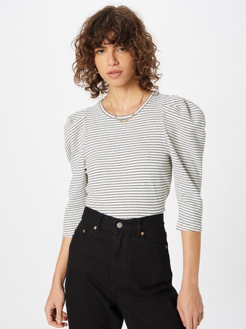 PULZ Jeans Shirt 'CLARISSA' in Zwart: voorkant