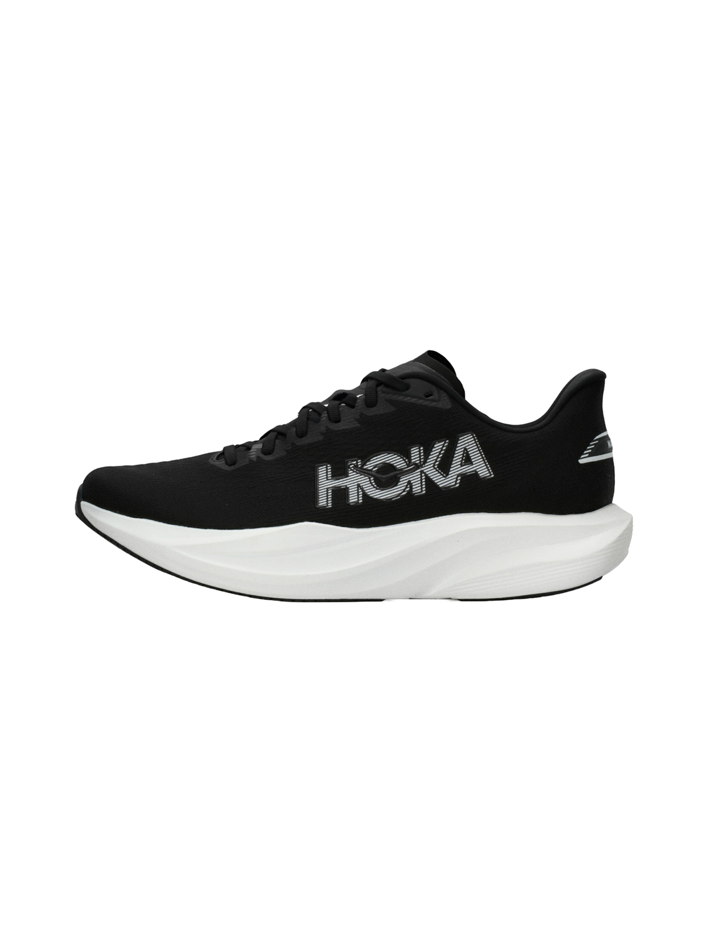 HOKA Springsko 'MACH 7' i svart: framsida