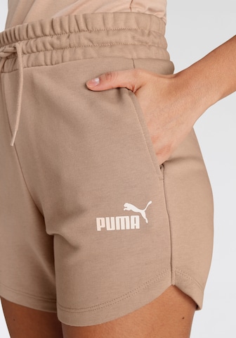 PUMA Regular Workout Pants in Beige