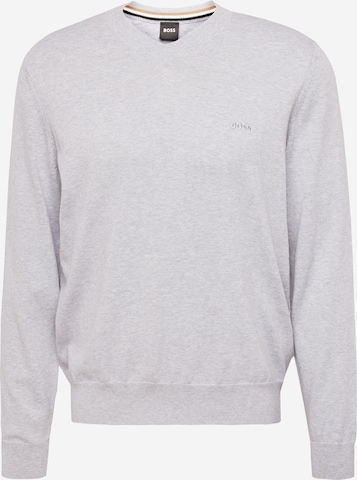 Pull-over 'Pacello' BOSS Black en gris : devant