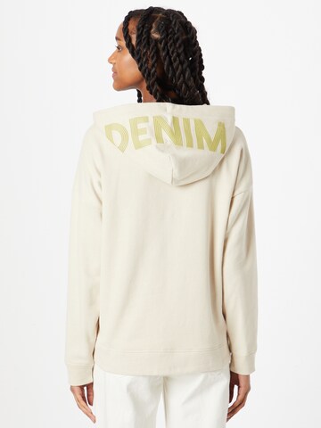 TOM TAILOR DENIM Sweatshirt in Beige