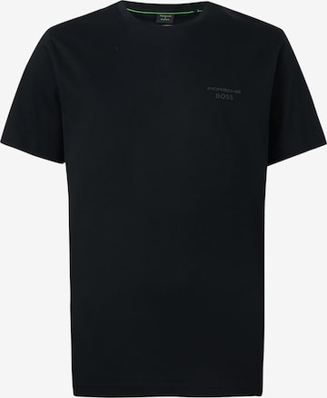 BOSS Тениска 'Spirit 70' в черно: отпред