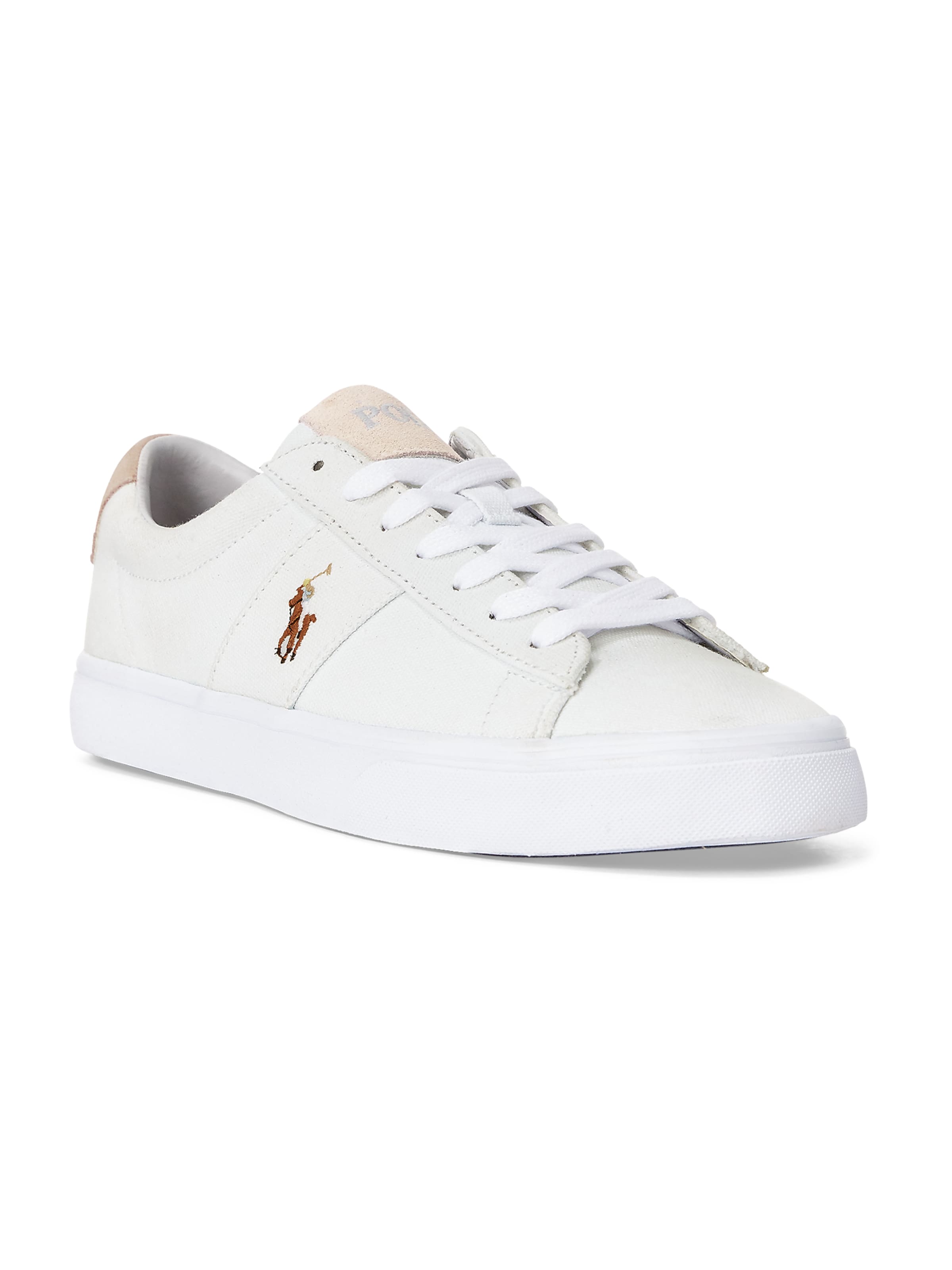 Sneaker bassa 'Sayer' di Polo Ralph Lauren in bianco: frontale