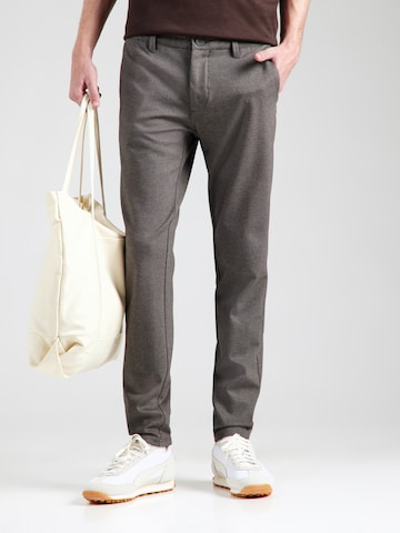 Slimfit Pantaloni chino 'ONSMARK' di Only & Sons in marrone: frontale