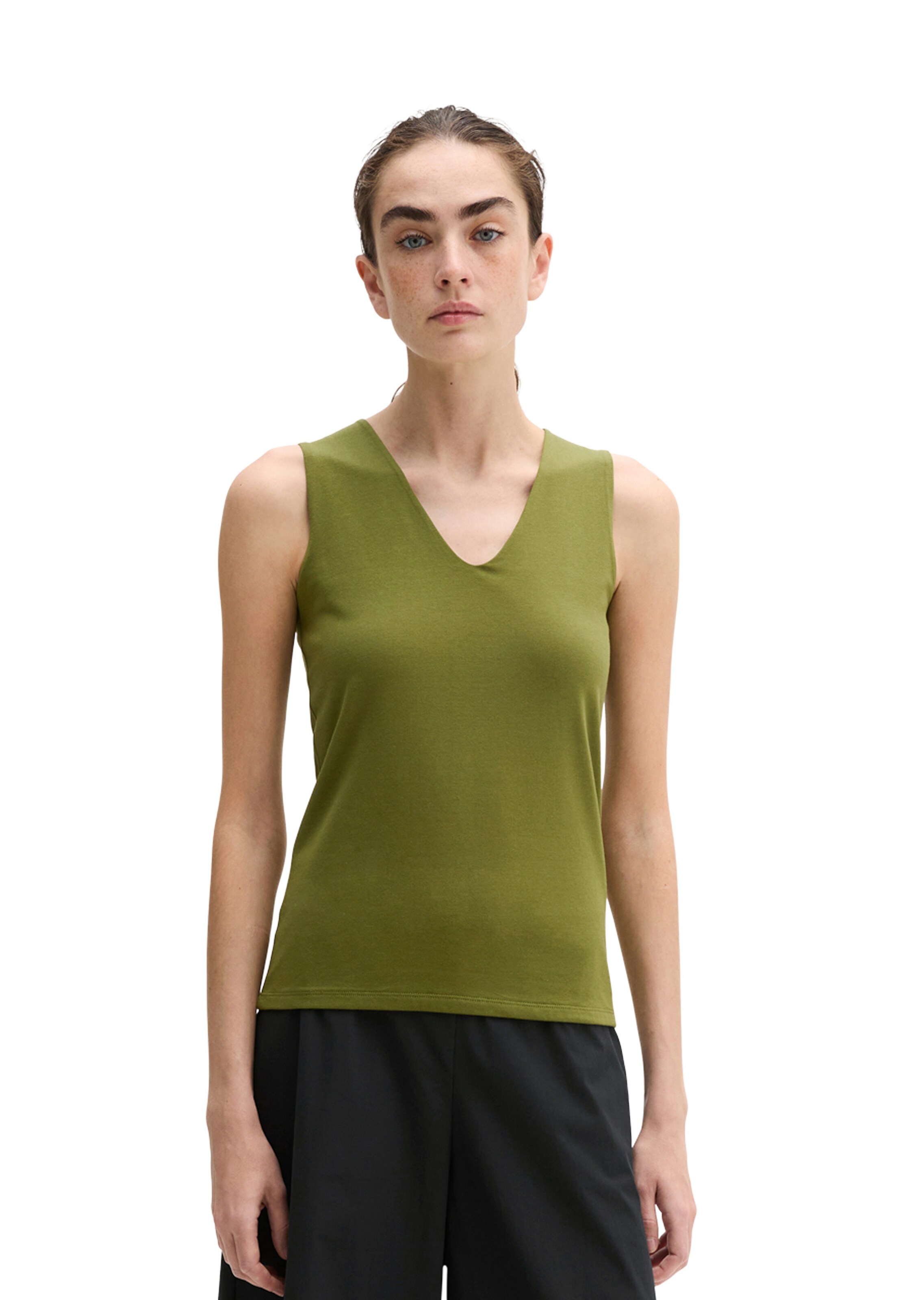Marc O'Polo Top in Grün: Vorderseite