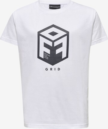 T-Shirt fonctionnel 'OFFGRID' Hummel en blanc : devant