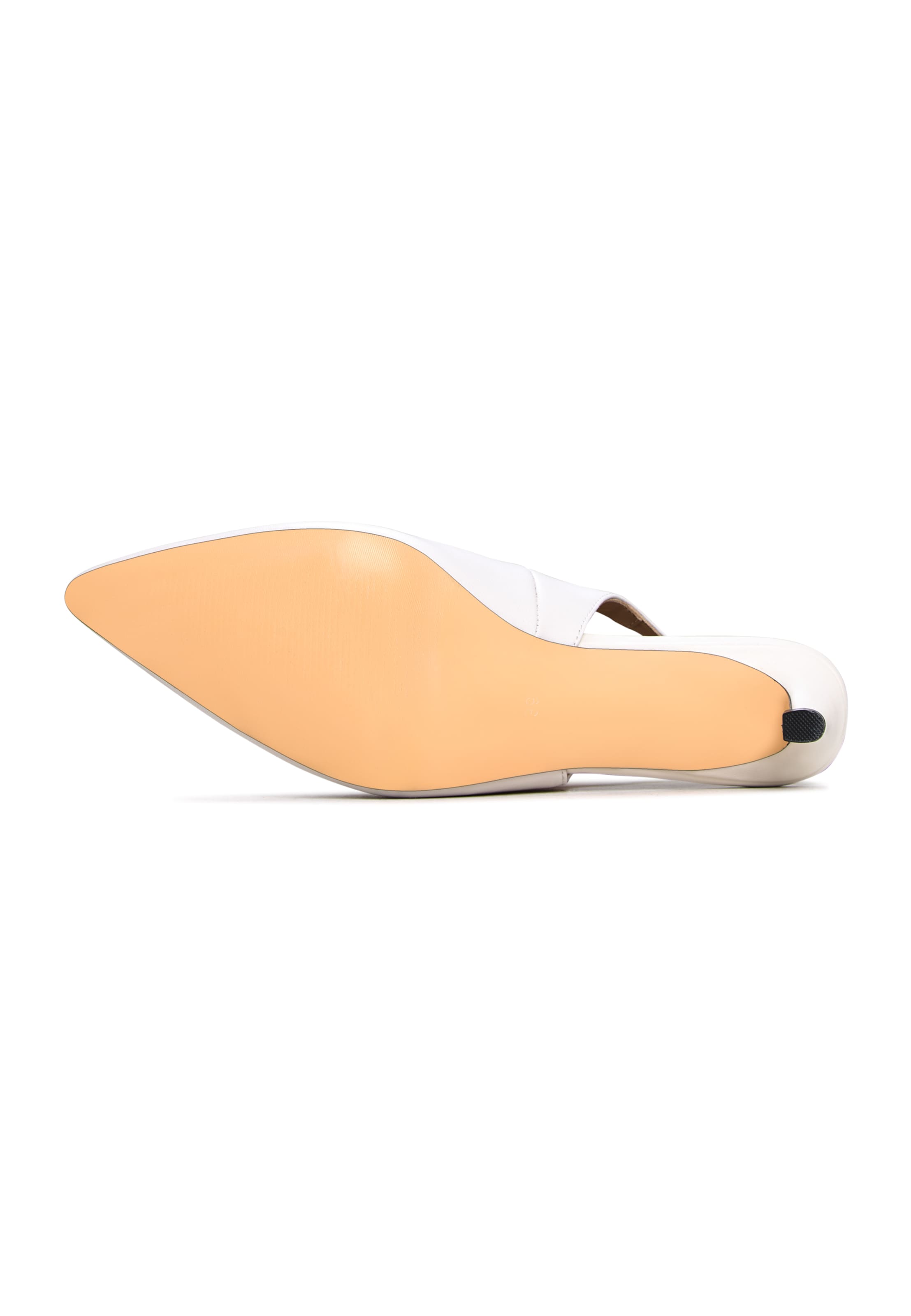 CESARE GASPARI Slingback pumps in White