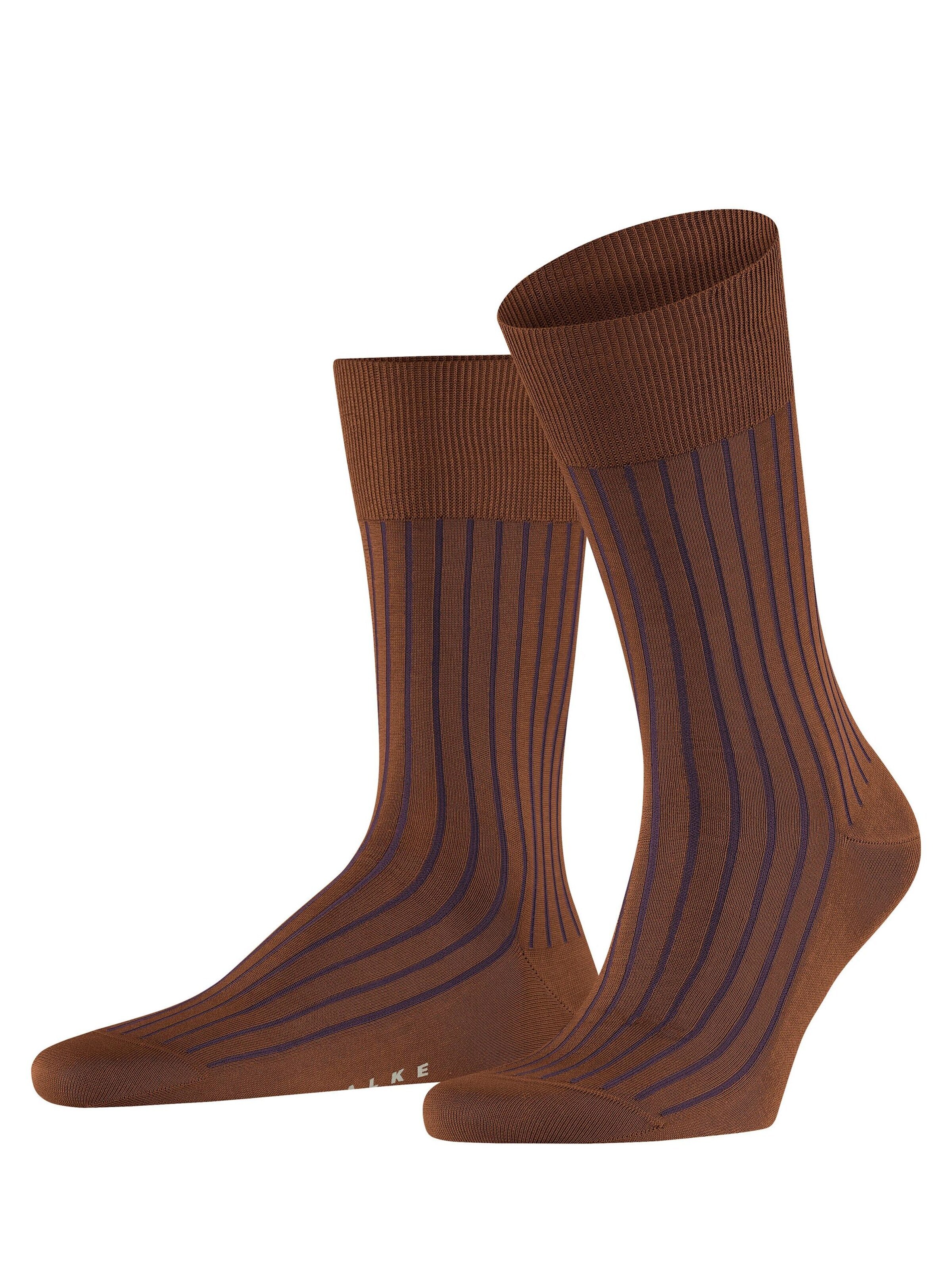 FALKE Socken 'Shadow'‌‌‌‌‌‌‌‌ in Braun: Vorderseite