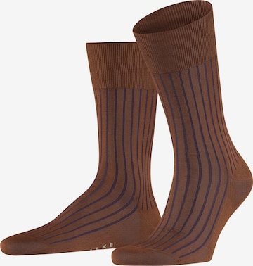 FALKE Socken 'Shadow' in Braun: Vorderseite