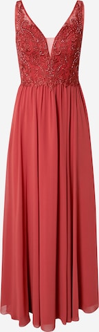 Robe de soirée Unique en rouge : devant