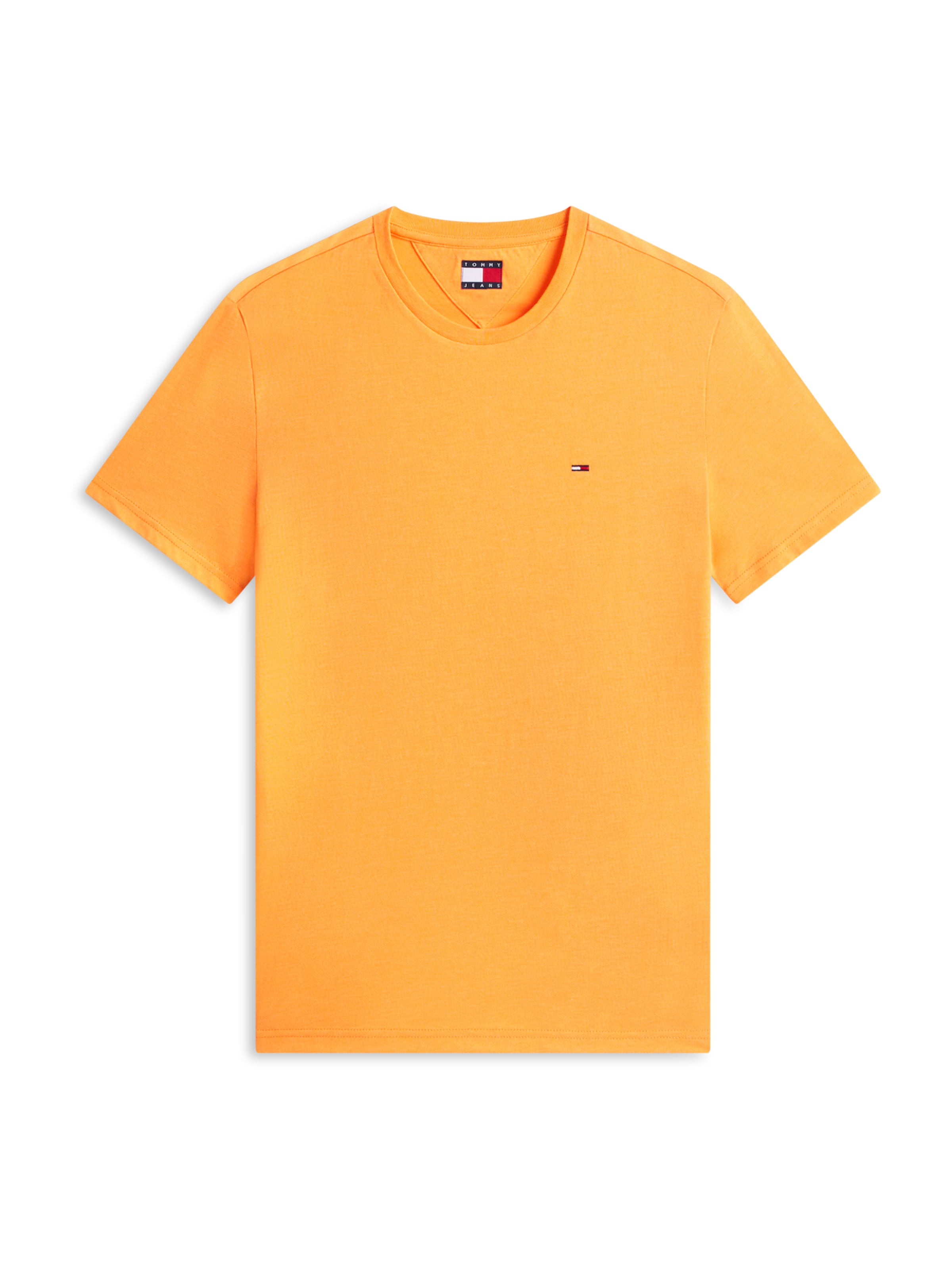 Tommy Jeans Majica 'JASPE' | oranžna barva: sprednja stran