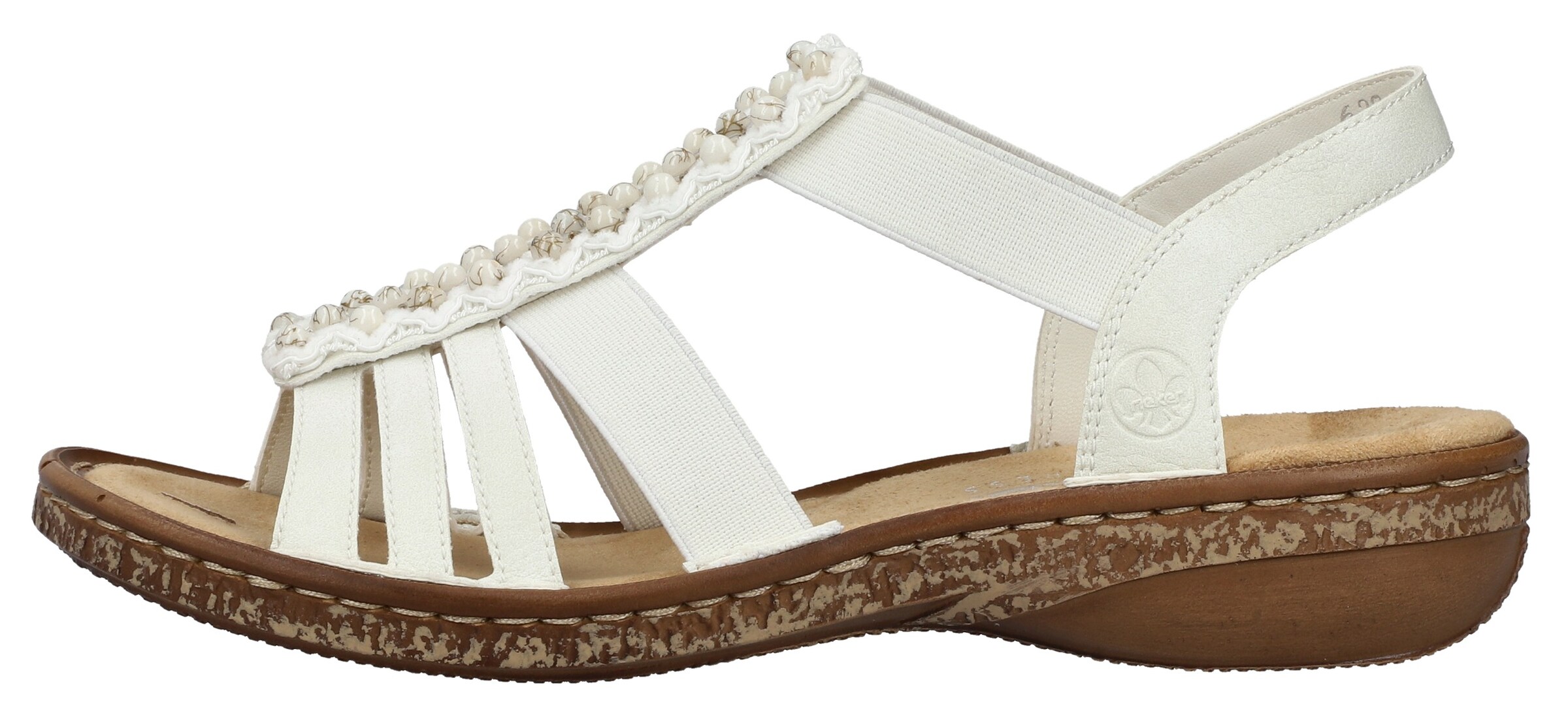 Sandales à lanières Rieker en blanc