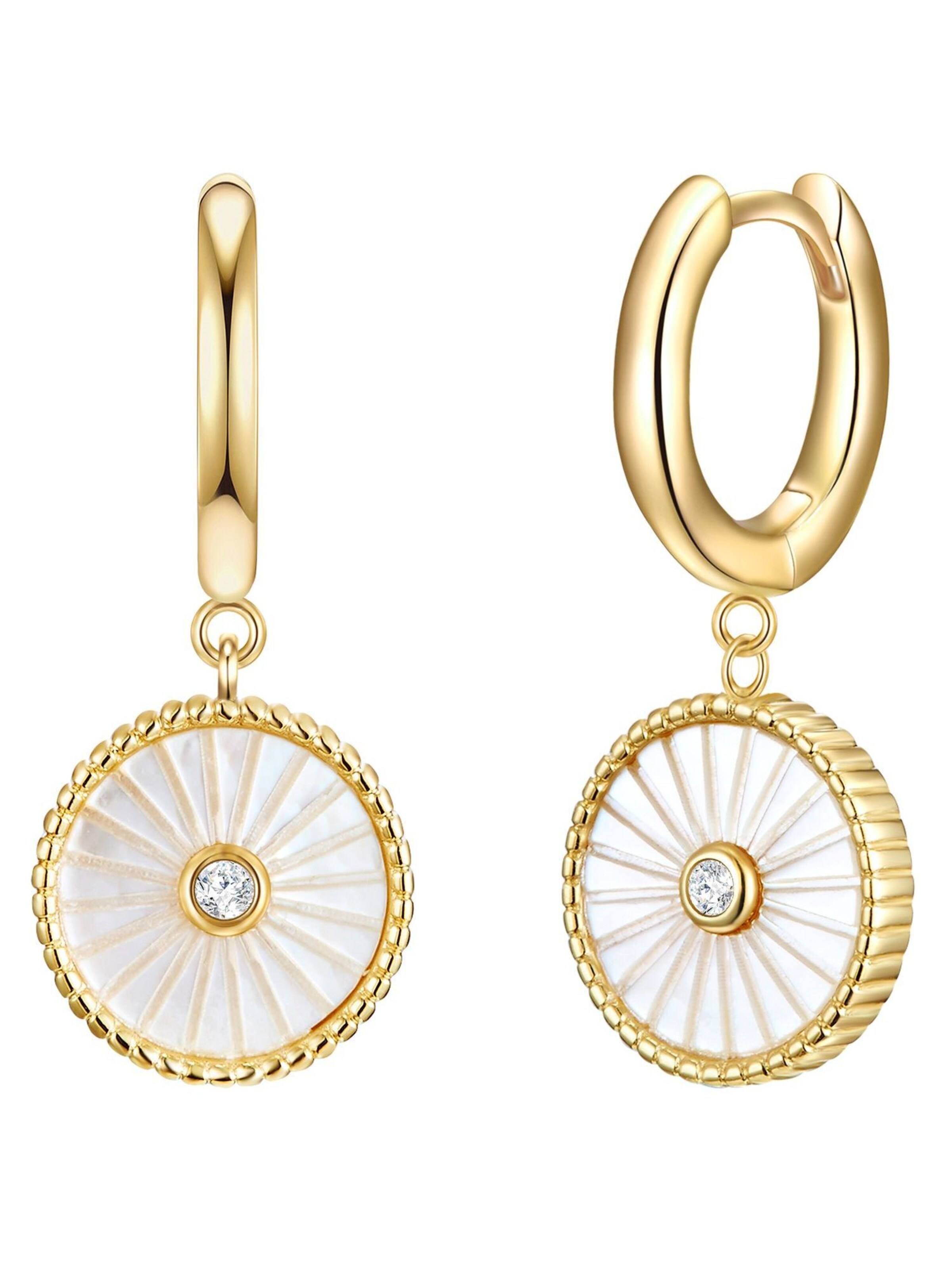 Glanzstücke München Ohrringe in Gold: Vorderseite